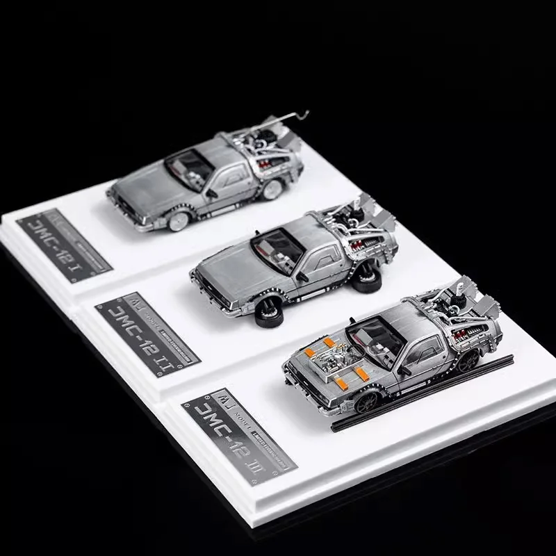 

**Pre-Order** MJ Model x LMLF 1:64 DeLorean Time Machine Back To The Future Diecast Model Car