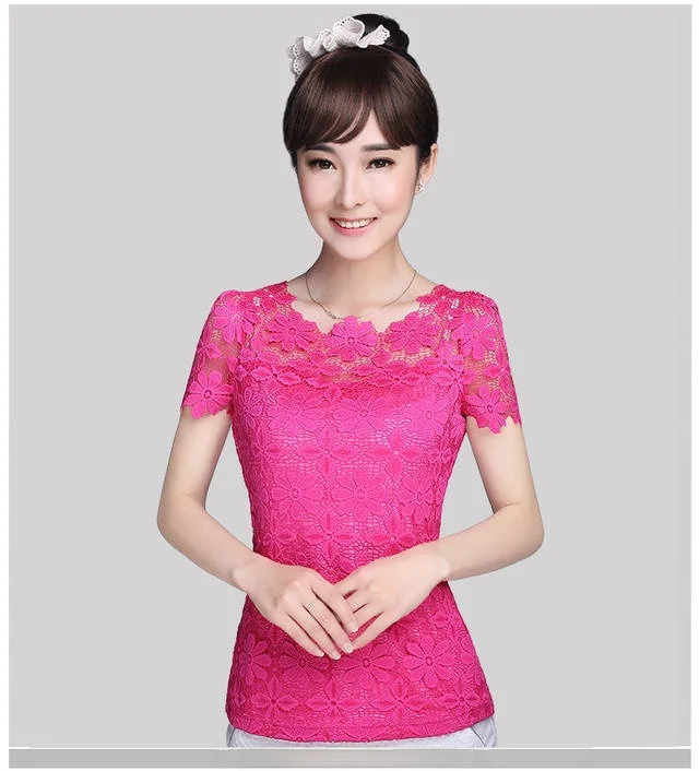เสื้อผ้าแฟชั่นผู้หญิงแบบใหม่ปี 2020 เสื้อลูกไม้เซ็กซี่ ผ้าลูกไม้ ดีไซน์ทันสมัย เสื้อผ้าพรีเมียมสำหรับสุภาพสตรี ผ้าอื่นๆ 00%