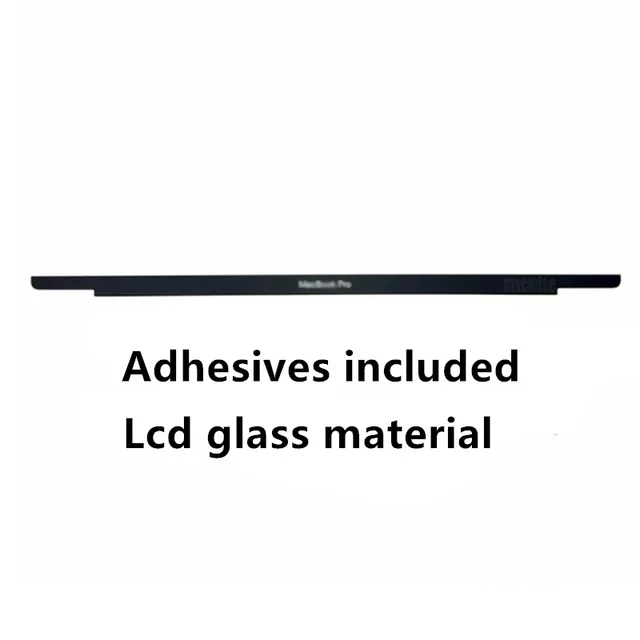 Szklane wykończenie ekranu LCD Logo Bezel Przednia osłona wyświetlacza do MacBook Pro Air A1932 A2179 A2337A1706 A1708 A2338 A1707 A1990