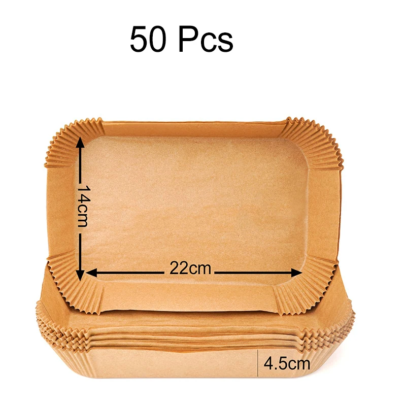 50pcs rectangle 22cm
