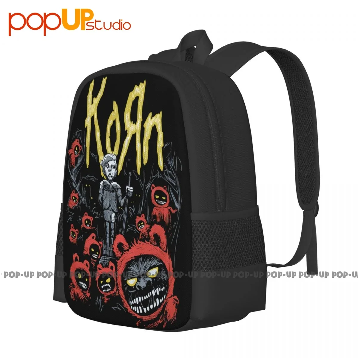 Mochila de grande capacidade banda coreana, impressão artística bonito, multifuncional personalizado