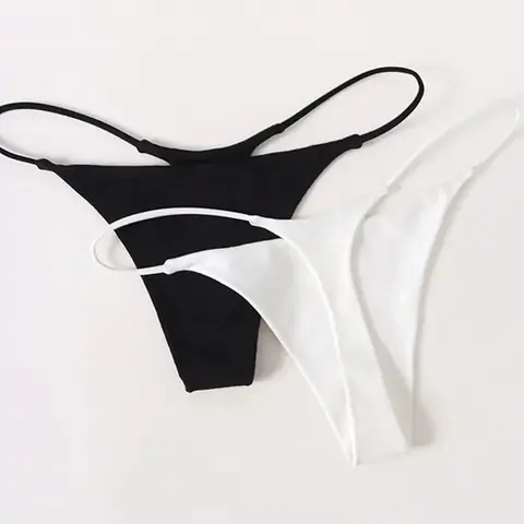 1/2/3/4/5Pcs Sexy G-String Women Panties Low-Rise Thongs Lingerie Underwear Summer Female T-Back Briefs Underpants Clothing