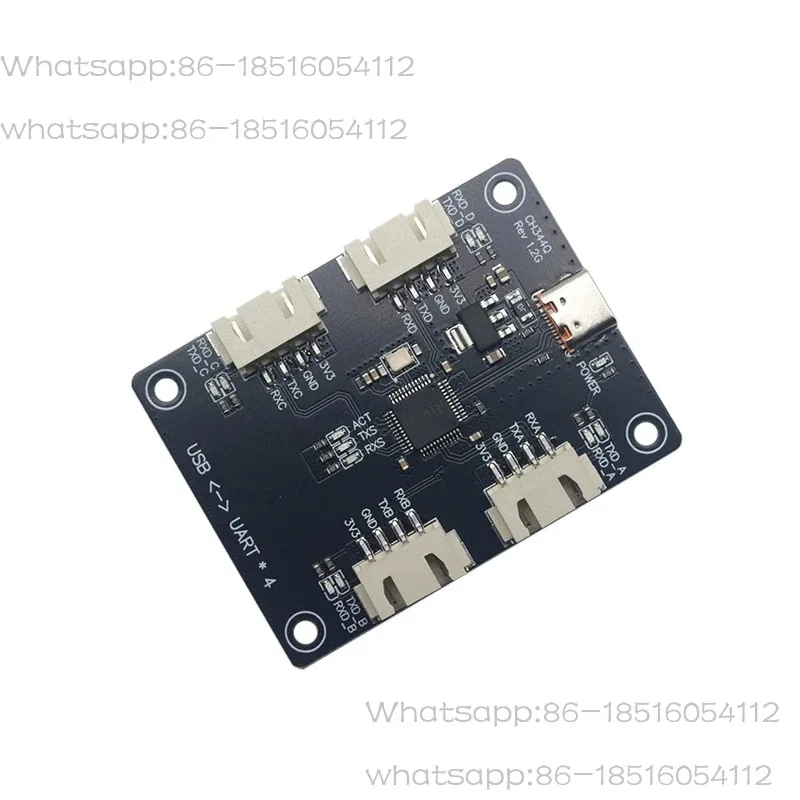 CH344Q No-drive USB to 4-channel Serial Port TTL Module TTL Multi-channel CH344 Module USB to CH344 Module