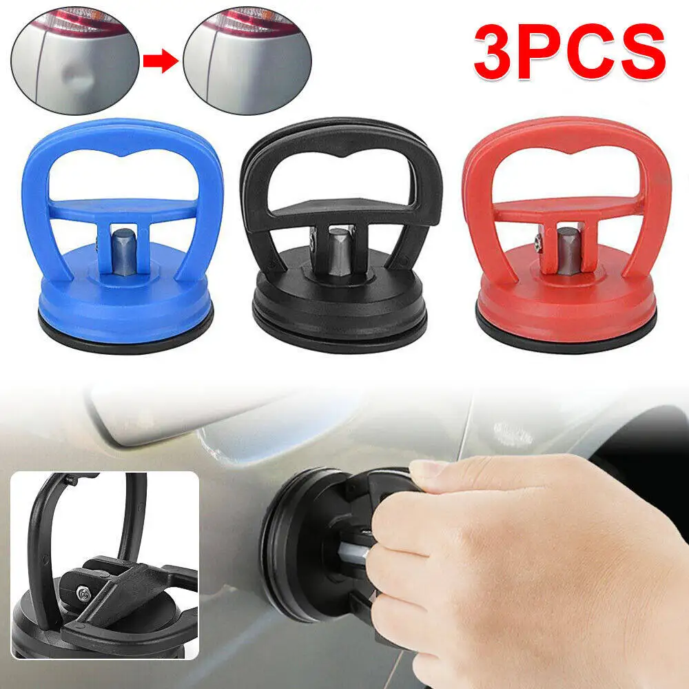 3PCS Car Body Dent Ding Remover Repair Puller Sucker Panel Suction Cup Tools Car Body Paint Dent Repair Tool Auto Accessories