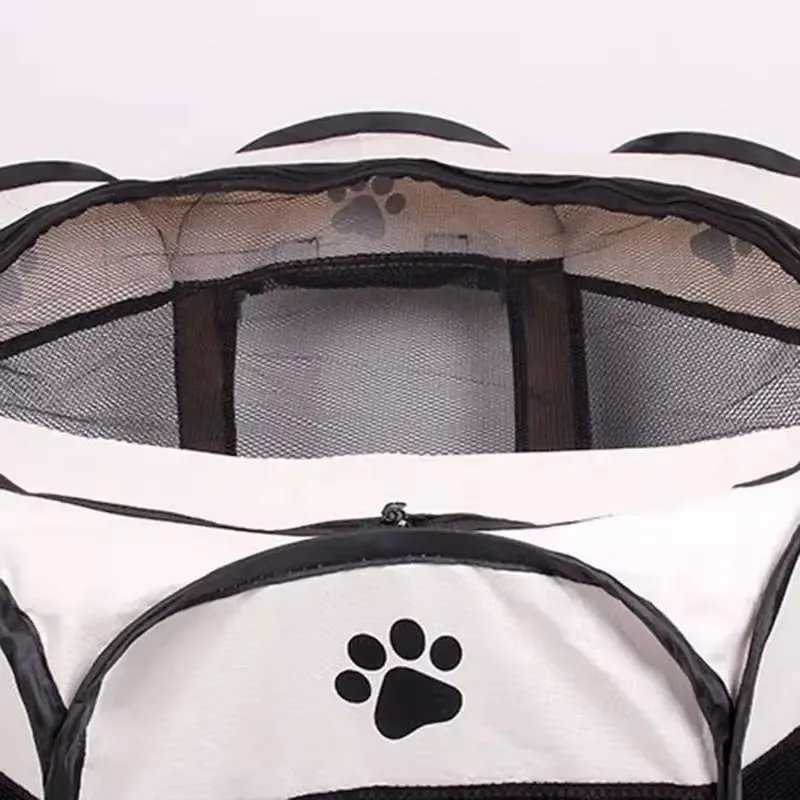 Large Octagon-Shaped Foldable Pet House for Dogs and Cats, Portable Outdoor Shelter with Quick Assembly - view 6