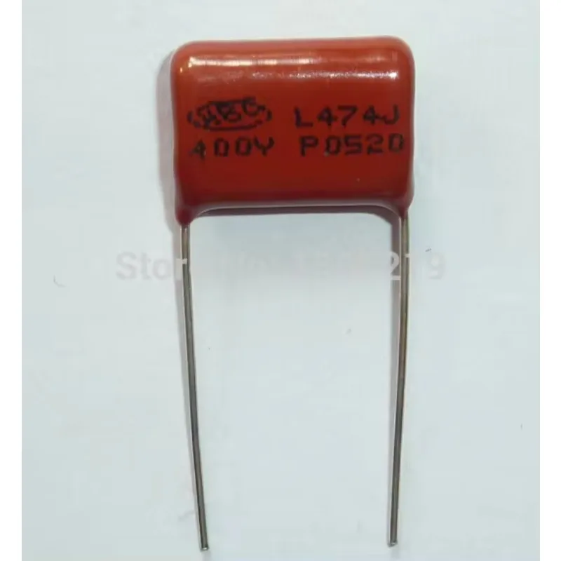 10pcs/100pcs CBB capacitor 474 400V 474J 0.47uF 470nF P15 CL21 Metallized Polypropylene Film Capacitor 400V474 400V474J