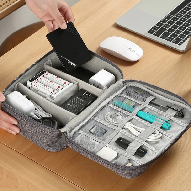 Car sticker Car Travel Cable Storage Bag USB Data Cable Charger Plug Storage Cable Bag Fit For BMW M M3 M5 X1 X2 X3 X5 X4 X7 G12 - view 2