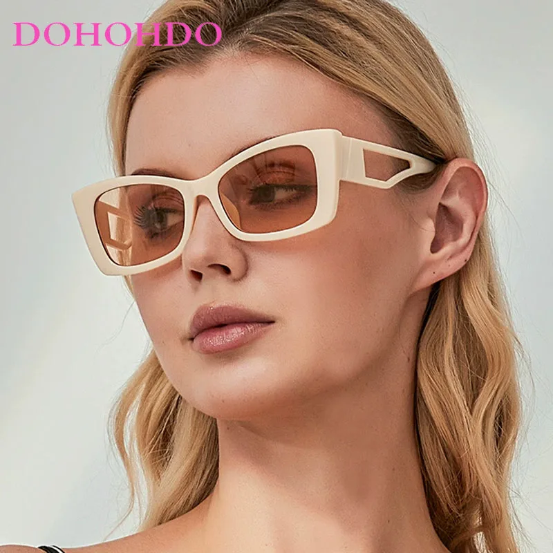 

2025 Brand Fashion Outdoor Travel Sun Glasses Women Vintage Hollow Cat Eye Shades Men Luxury Female UV400 Oculos De Sol Gafas