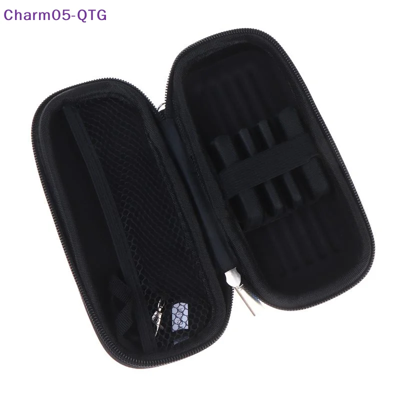 Hot！Dart Storage Box With Zipper EVA Hard Shell Storage Box 3-Grid Dart Protection Bag Dart Maintenance Accessories Case