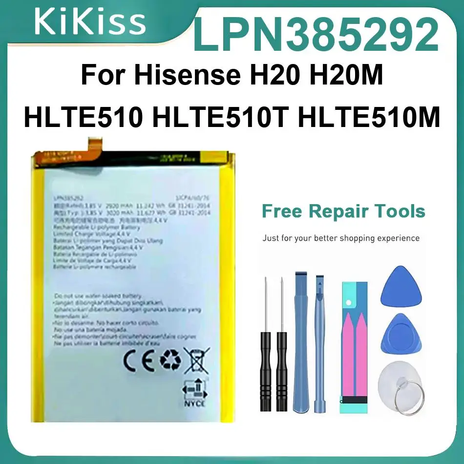 

Аккумулятор для мобильного телефона Hisense H20 H20M HLTE510 HLTE510T HLTE510M, сменные батареи LPN385292