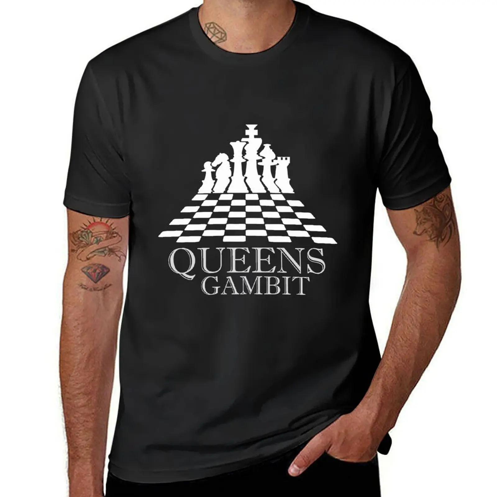 queen's gambit T-shirt customizeds sublime cute tops sports fans men workout shirt