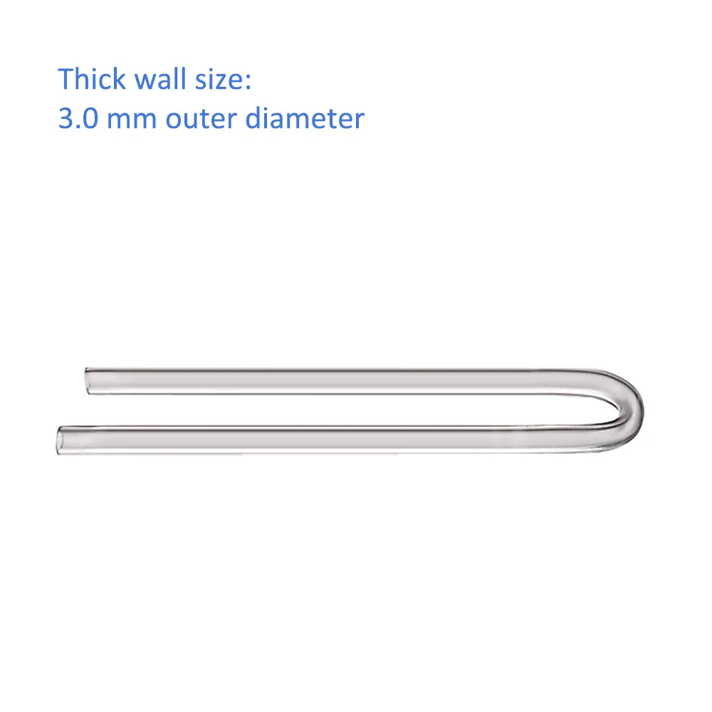 30 Stück transparente gebogene PVC-Röhren für Hörgeräte-Ohrstöpsel – Detail 3