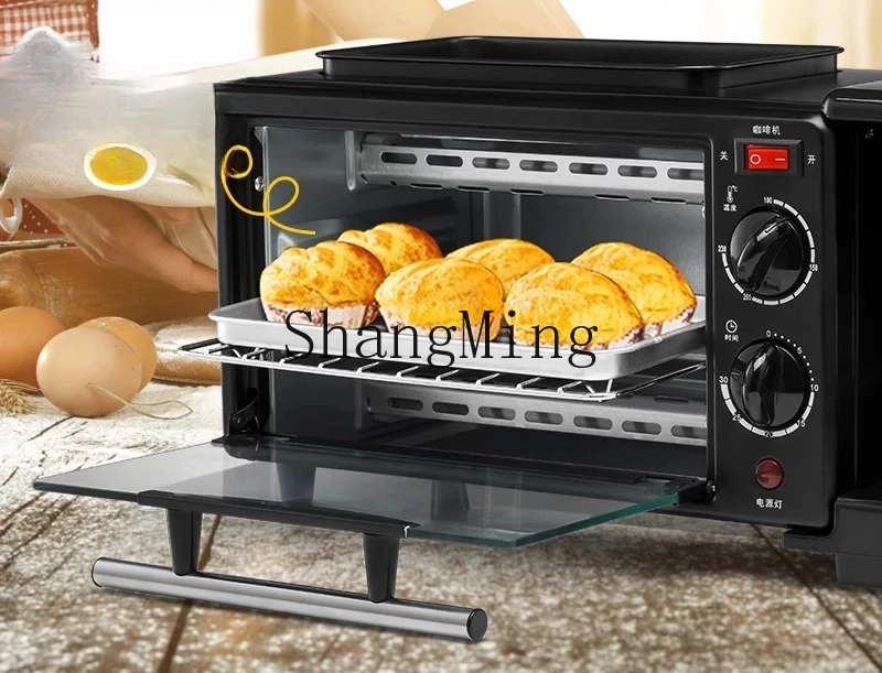 ZYY 3-in-1 Toaster Home Breakfast Machine Automatic Intelligent Multi-function