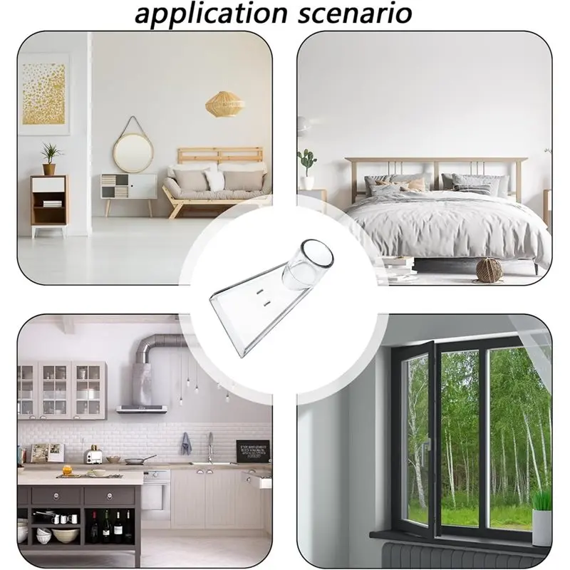 UNCL وصلة مطاطية ناعمة 38 مللي متر رأس ممسحة شفافة أنبوب فولاذي غير قابل للصدأ رأس شفاف مرفق فوهة فراغ رطبة وجافة #4