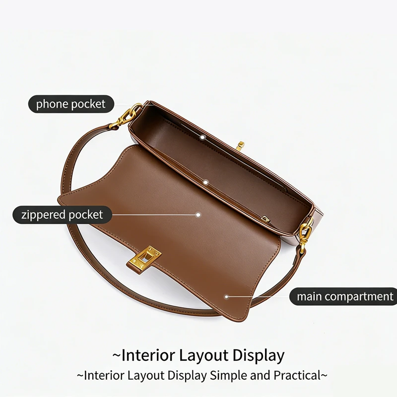 BURMINSA Genuine Leather Cross - огляд і ціна Leather Work Handbags For Women