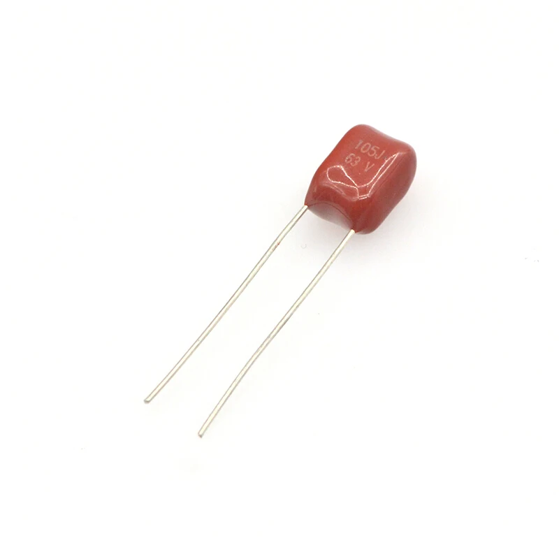 

10 шт. 63v1uf Cbb полипропиленовый пленочный конденсатор 63v105 63v 1uf 105