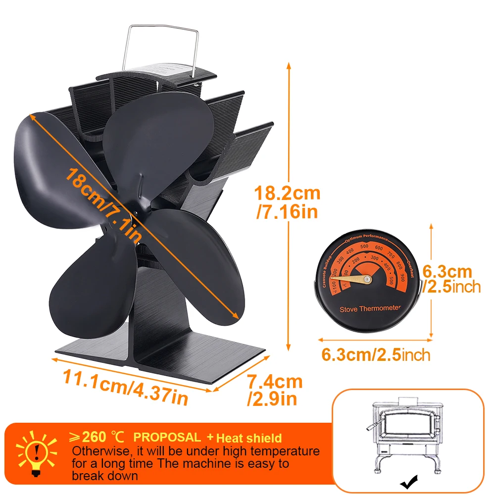 電気ファイヤーファン,4ブレード,ブラック,家庭用,効率的な熱供給