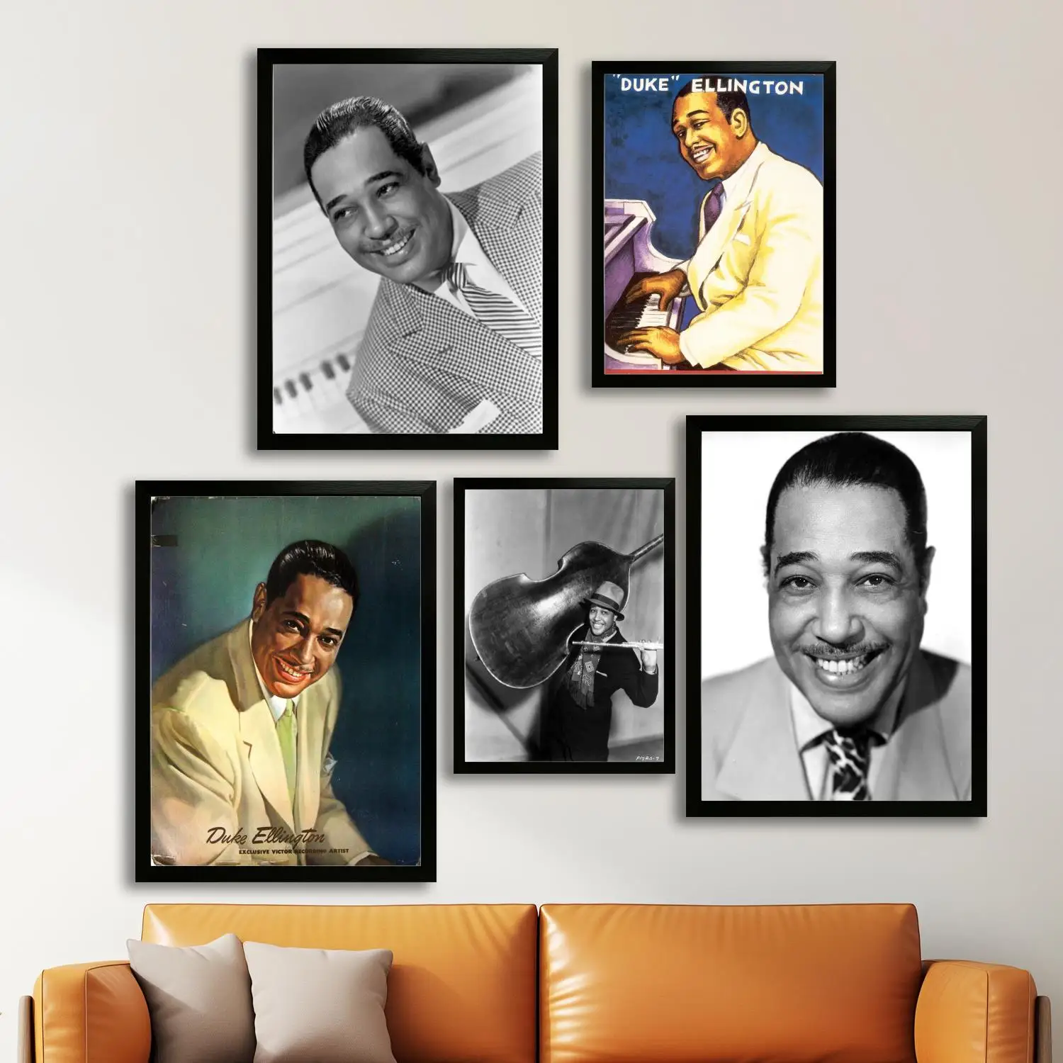 duke ellington Canvas Art Poster, Wall Art Picture Print, Modern Family Bedroom Decor Posters,Decorative painting