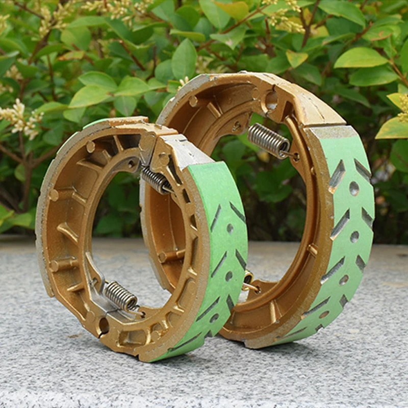 SEAMETAL الدراجات النارية أحذية الفرامل لوحة الفرامل كتلة ل GY6 50 GY6 80 GY6 125 CG125 CG150 139QMB 152QMI 156FMI سكوتر الدراجة ATV #1