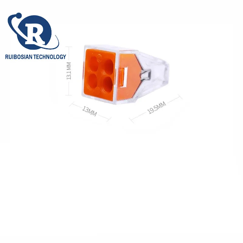 100PCS WAGO Terminal 773-102/104/106/108/602/604/606/173 parallel connector