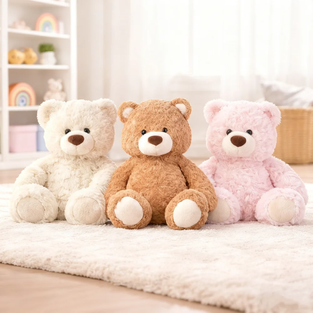 

Gifford 26cm Cute Teddy Bear Plush Doll Cartoon Stuffed Toy DIY Wedding Valentine's Day Gift for Women Girl Home Sofa Room Decor