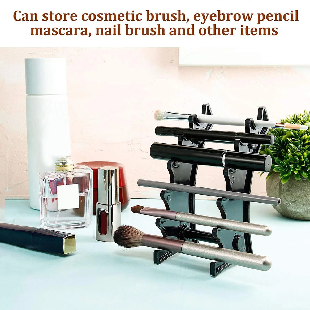 2 pezzi espositore a forma di arco portapenne in acrilico premium per penne stilografiche per lucidalabbra per sopracciglia pennelli per trucco vendita al dettaglio