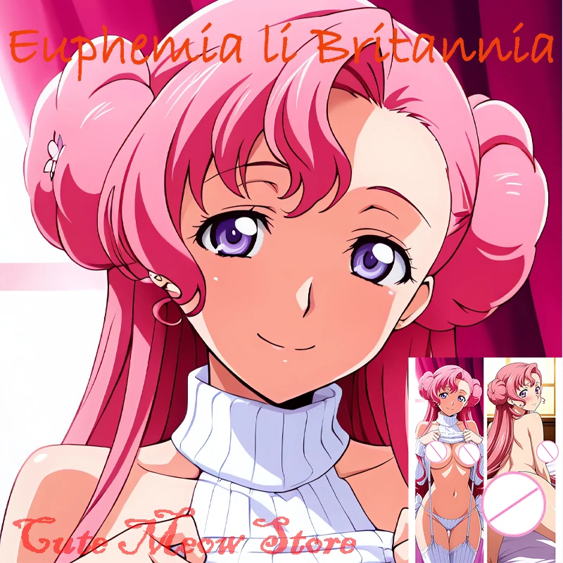 

Dakimakura anime Euphemia li Britannia Double-sided Print Life-size body pillows cover Adult pillowcase Customizable