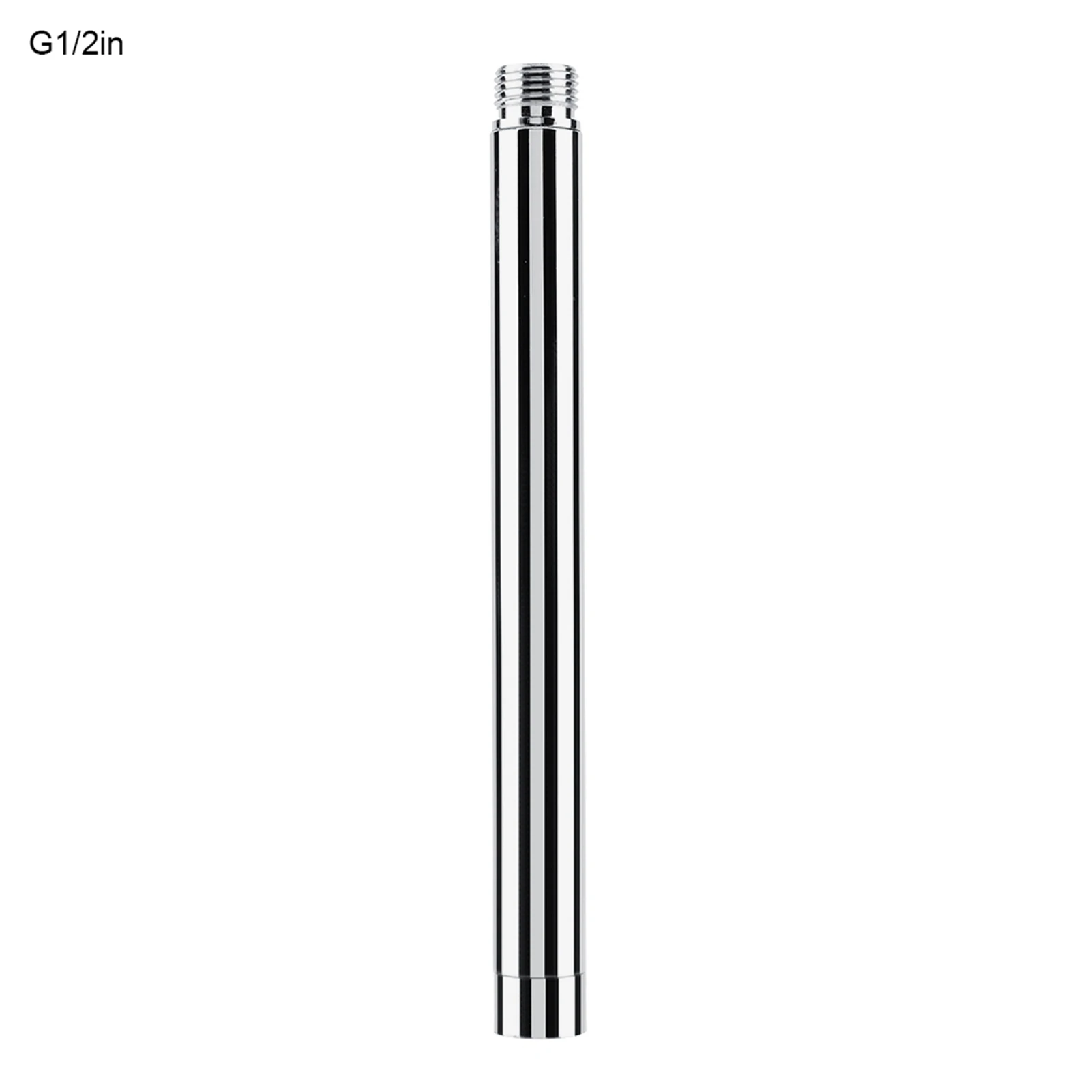 

Bathroom Accessory 8inch Round 201 Stainless Steel Shower Extension Tube Pipe With Chrome Plating