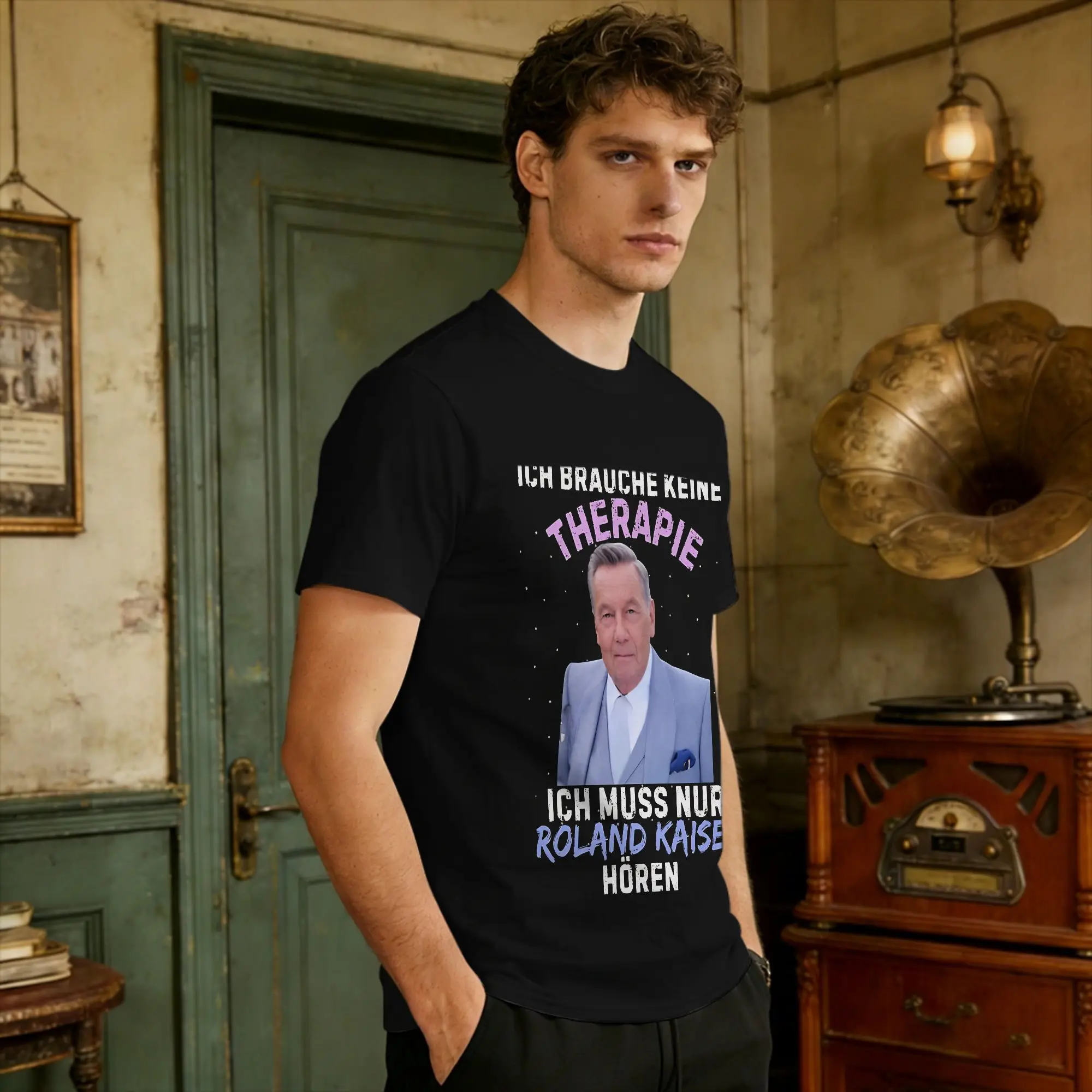 Roland Kaiser T Shirt Summer Eurovisions Cotton T-Shirts For Men's Design Tshirt Short-Sleeve Aesthetic Top Tees