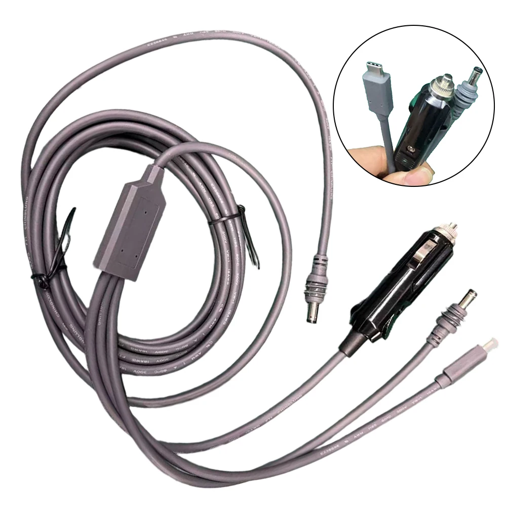 

Кабель питания 500 см для Starlink Mini 3 в 1 Кабель питания постоянного тока 100 Вт + USB C Автомобильное зарядное устройство постоянного тока Высококачественная установка