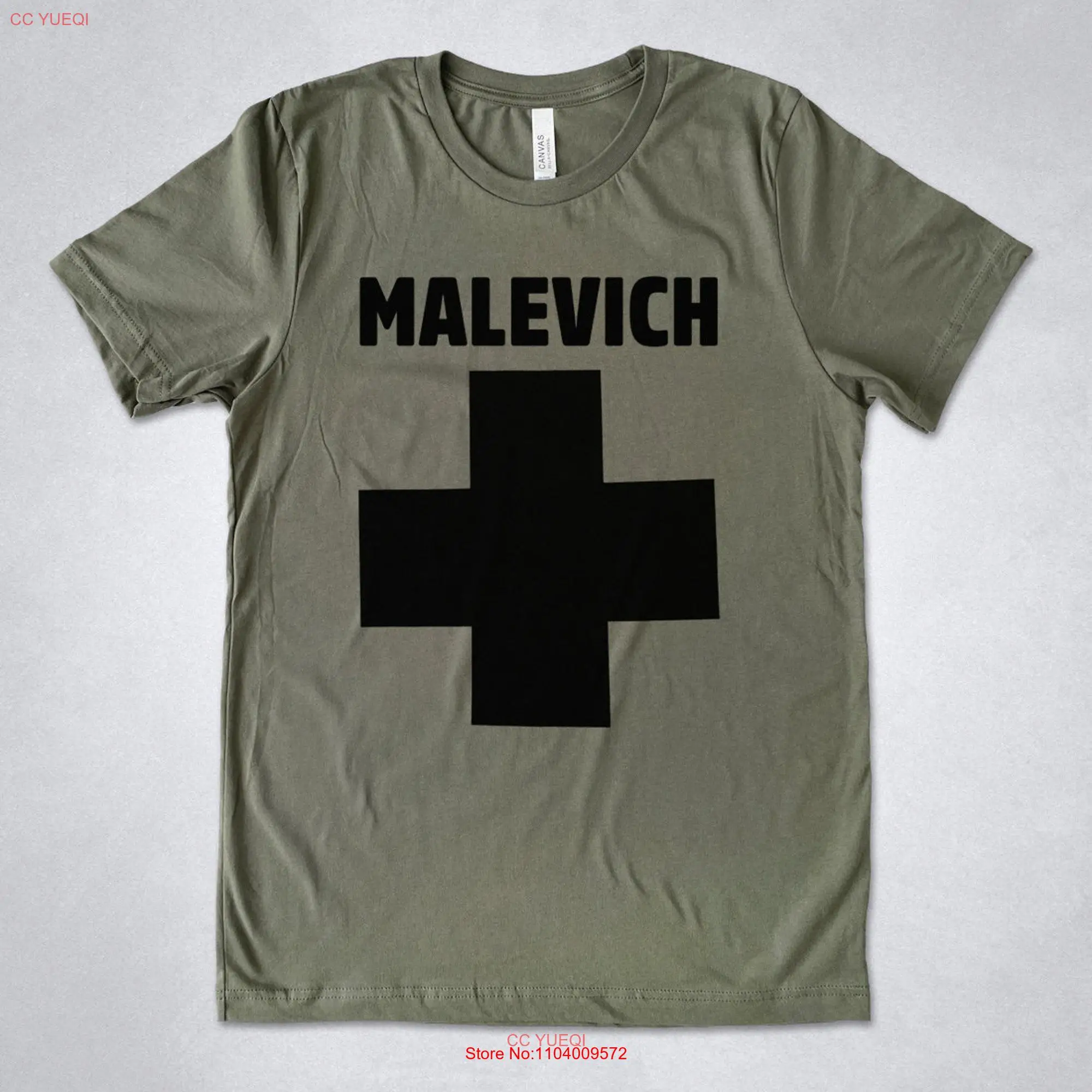 Kazimir Malevich shirt Black Cross ArT T Suprematism Avant garde fashion abstract long or short sleeves