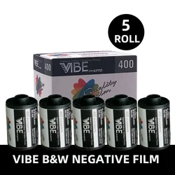 3Rolls/5 Rolls VIBE 100 ISO 100   VIBE 400 ISO 400  Black & White film 135 Negative film 36EXP/Roll for VIBE 501F Camera