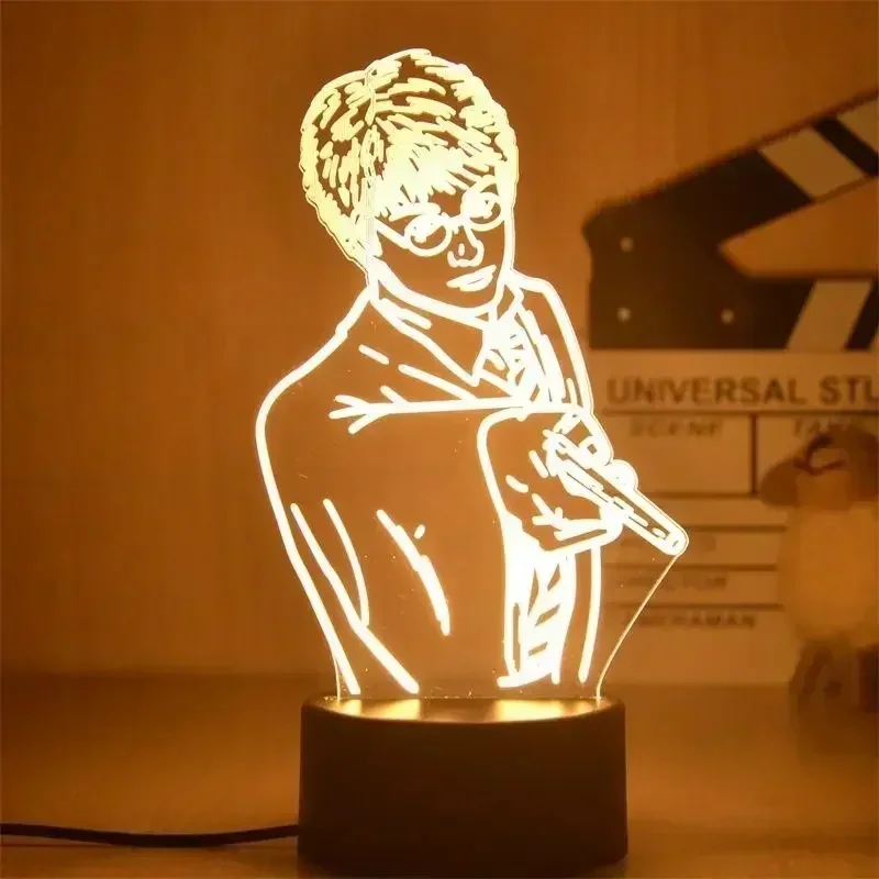 Anime Harrys Pottered 3D Acrylic Night Lamp LED Table Light Bedroom Decor Cool Kids Present view 6