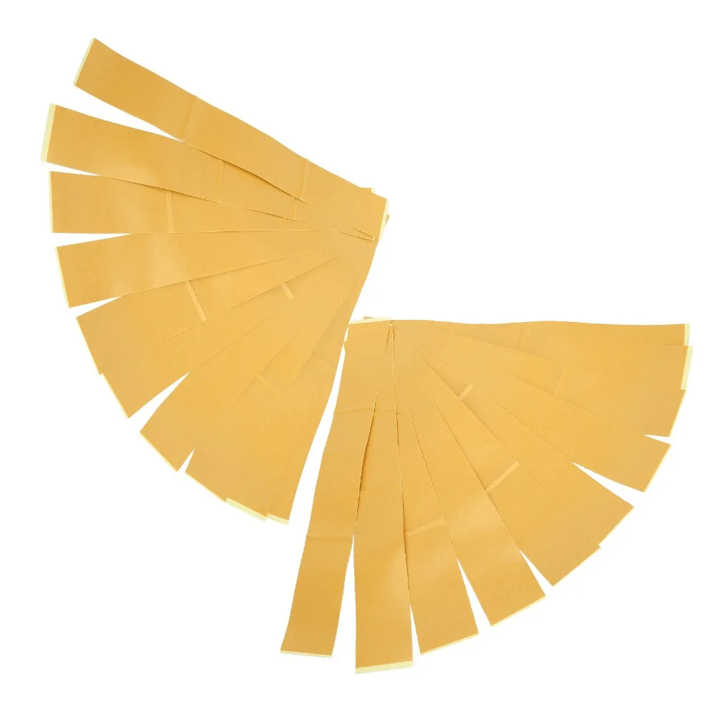 20Pcs Precision Yellow Zero Clearance Tape PVC Length 35.56cm Double Sided Woodworking Tape Miter Saw Tape Woodworking
