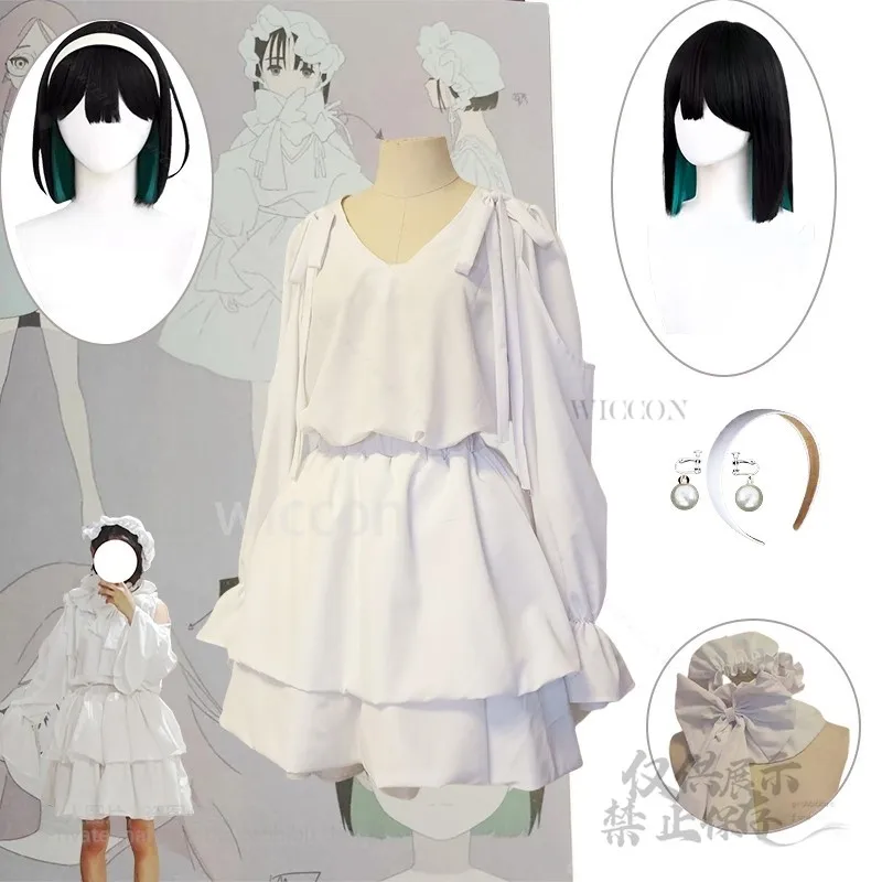 Аниме ALIEN STAGE Sua косплей Sua детство милый ночная рубашка костюм Лолиты парики на Хэллоуин для рождественской вечеринки для женщин и девочек по индивидуальному заказу