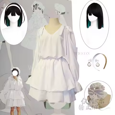 Anime ALIEN STAGE Sua Cosplay Sua Childhood Cute Lolita Nighty Costume Halloween Wigs For Christmas Party Woman Girls Customized