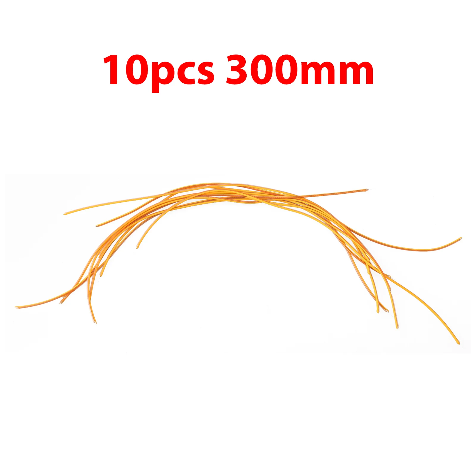 10pcs LED หลอดไฟสีขาวอุ่น 2200K อุณหภูมิสี DC3V แรงดันไฟฟ้า 130 มม.ขนาด DIY ตกแต่งการออกแบบ
