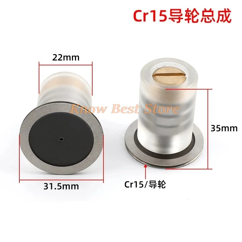 1PCS Plastic Seat Pulley Roller OD22*L35mm Guide Wheel Complete Assembly Single Side for Wire Cut EDM Machine 1PCS High Quality