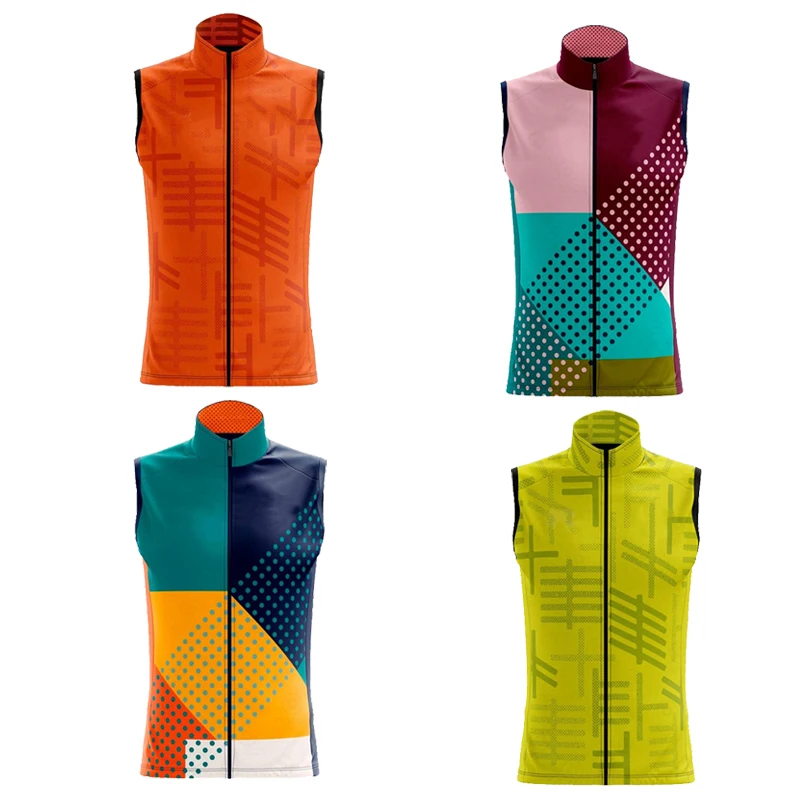 Men's Cycling Vest Sleeveless Windproof Cycling Clothing Sport Bike Gilet Bicycle Jersey Windbreaker MTB Ciclismo Cycling Jersey