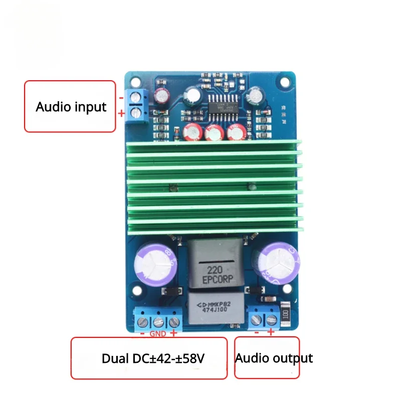 SOTAMIA 250W IRS2092S Power Amplifier Class D HIFI Amplifier Audio Board Digital Mono Sound Speaker Amplificador Ultra LM3886