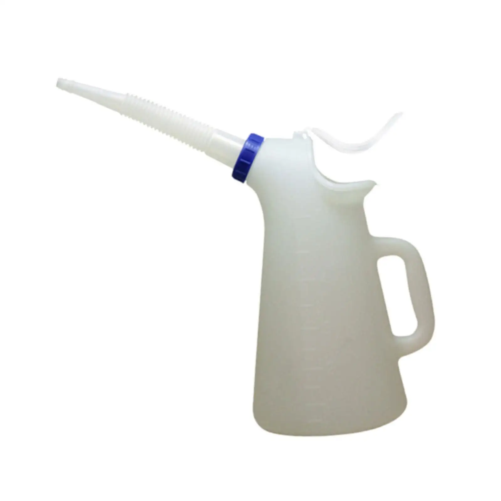 Durable PETG Oil Dispenser Jug with Extended Spout and Dustproof Cap for Automotive Fluid Car Oil Pot