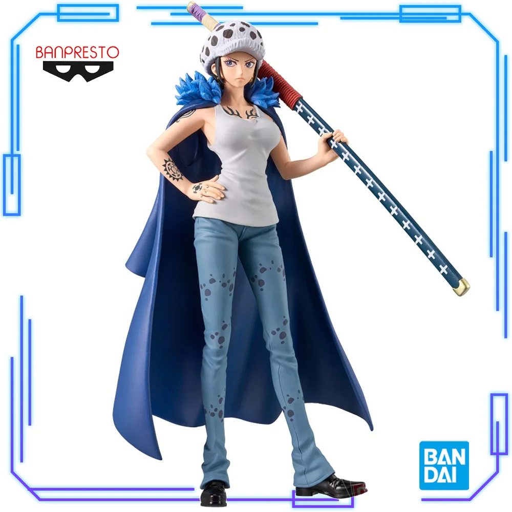 

В наличии: Оригинальная фигурка Bandai Banpresto One Piece The Grandline Series Extra Trafalgar.Law Change Ver. Фигурки-модели 16 см