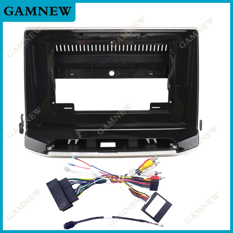 10 Inch Car Frame Fascia Adapter Canbus Box Decoder Android Radio Dash Fitting Panel Kit For Jeep Compass 2021