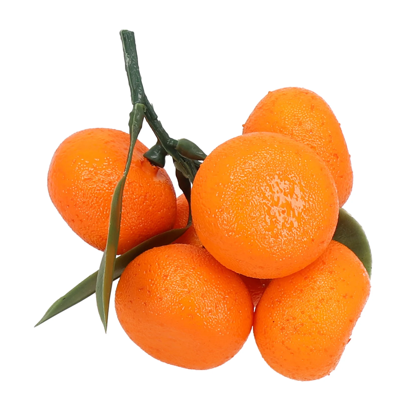 Tangerina artificial de alta qualidade para cozinha, acessórios artificiais, suprimentos de simulação, decoração de alimentos, frutas, 2020