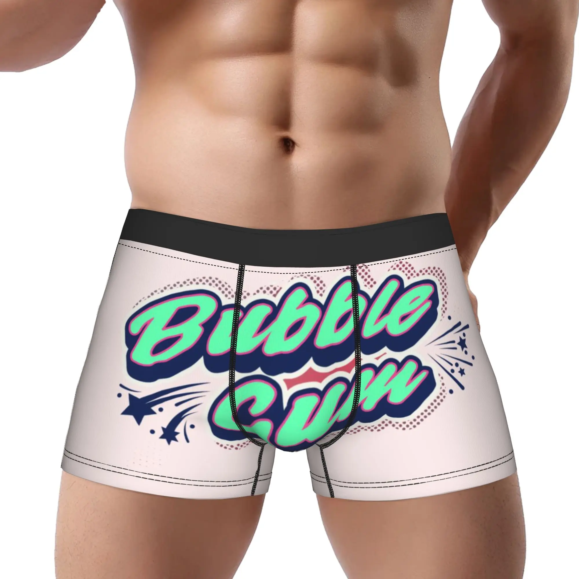 

Трусы-боксеры с логотипом Bubble Gum, дышащие, вентилируемые, мужское нижнее белье