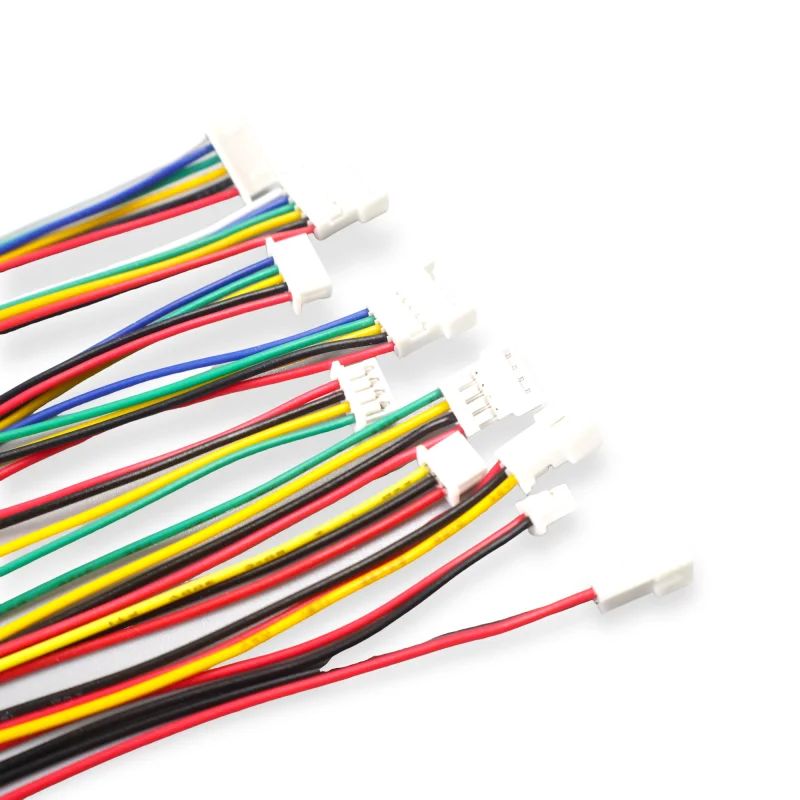 Langlebiger Typ 1 Paar Micro JST GH 1,25 mm 2P 3P 4P 5P 6PIN Pitch 1,25 mm Stecker mit Drahtkabeln 100 mm Stecker 28AWG – Detail 2