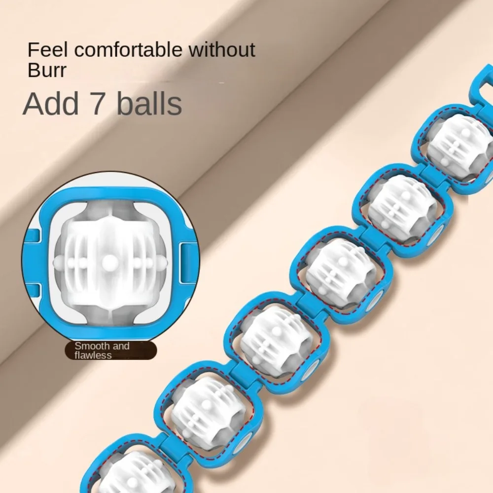 

Ручной ручной массажер для мышц, веревка для плеч, фитнес-физиотерапия, массажные инструменты для ног, бусины, роликовый ролик для восстановления мышц