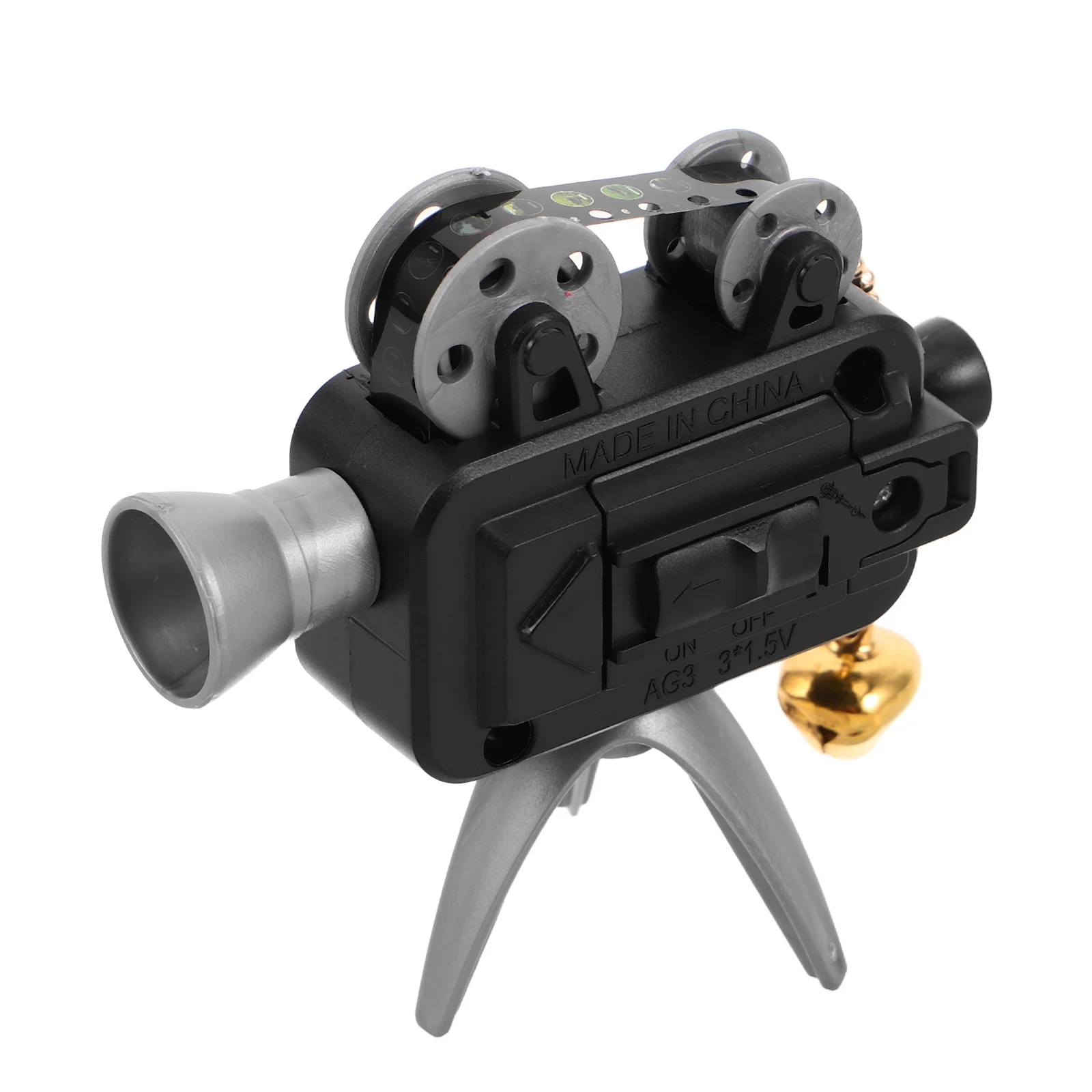 

Vintage Projector for Desktop Decoration Home Cinema Theme Party Portable Hand Crank Film Device Office Space