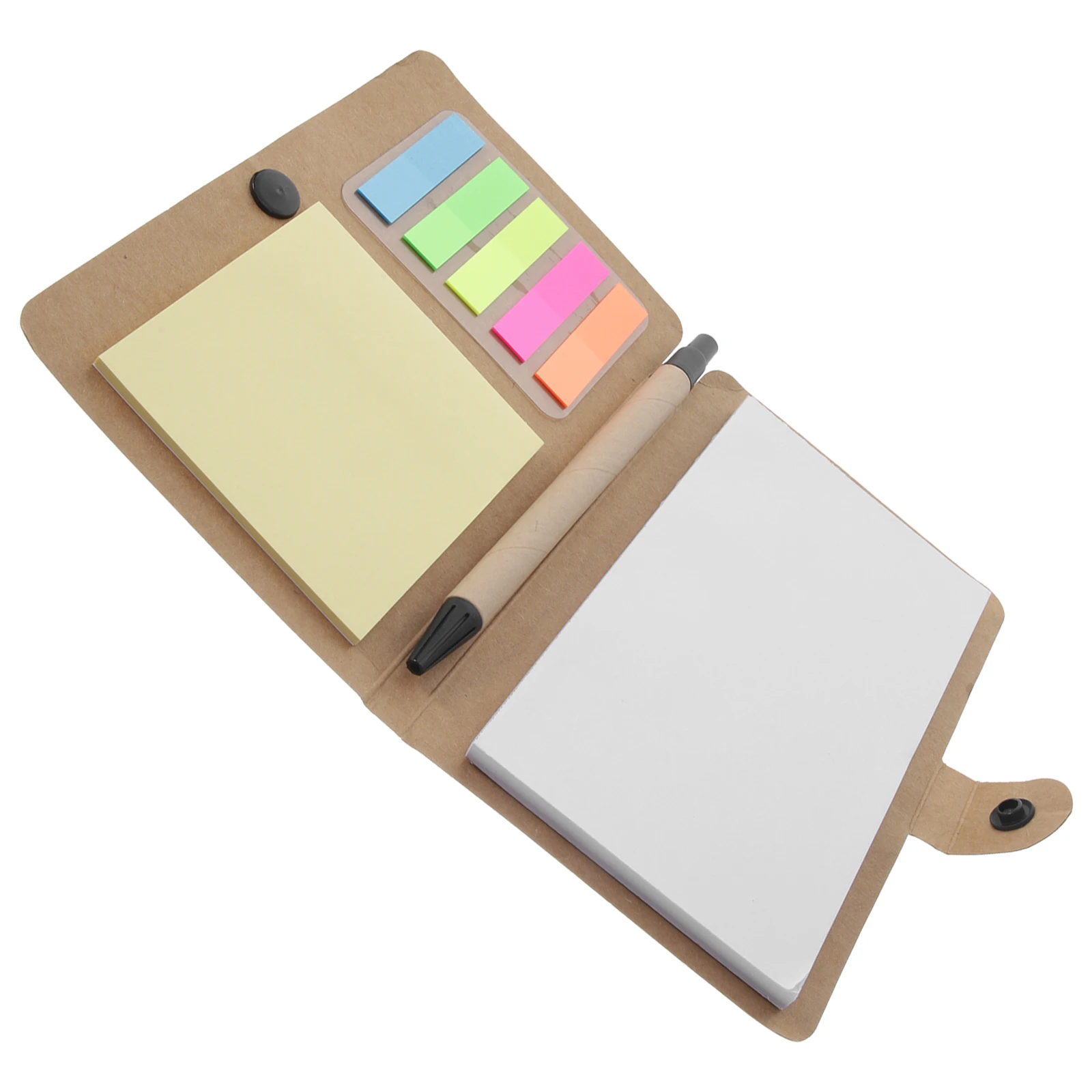

2pcs Kraft Paper Practical Memo Pads Tearable Notebooks for Office Home School Wall Blackboards Computers Desk