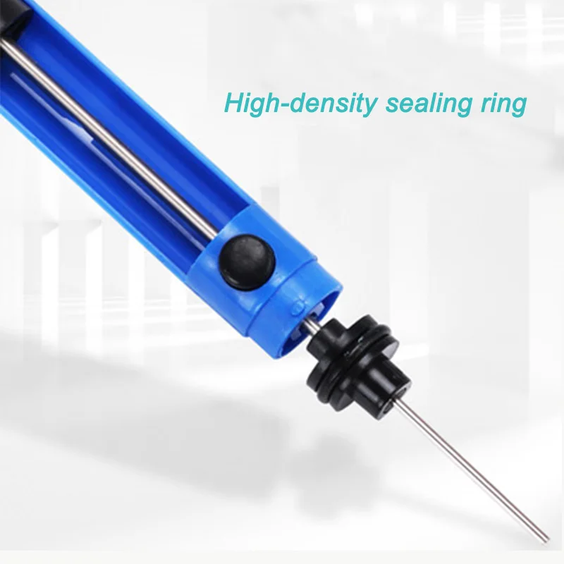 Arma de sucção da bomba desoldering do metal de alumínio, dispositivo forte da sução para remover o ferro de solda do vácuo desolder, ferramenta de solda da mão